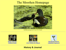 Tablet Screenshot of moorhen.me.uk